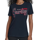 Cleveland Guardians Starter Women's Groovy Script Team Fitted T-Shirt Lifestyle