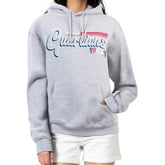 Cleveland Guardians Starter Women's Groovy Script Team Fleece Pullover Hoodie Lifestyle