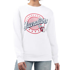 Cleveland Guardians G-III 4Her by Carl Banks Women's Pinstripe Circle Team Fleece Pullover Sweatshirt Near Me