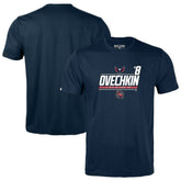 Alexander Ovechkin Washington Capitals Levelwear Youth NHL All-Time Leading Goal Scorer Milestone Name & Number Little Richmond T-Shirt Navy