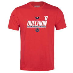 Alexander Ovechkin Washington Capitals Levelwear Youth NHL All-Time Leading Goal Scorer Milestone Name & Number Little Richmond T-Shirt Red