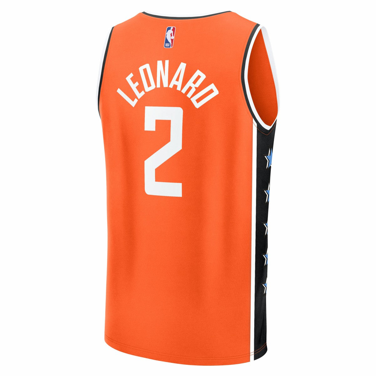 Kawhi Leonard LA Clippers 2025/26 City Edition Fast Break Jersey - Orange | NBA Jerseys