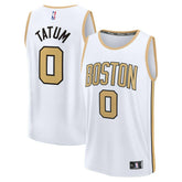 Fanatics - Jayson Tatum Boston Celtics Youth 2025/26 City Edition Fast Break Jersey - White