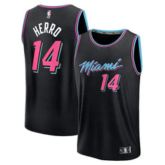 Fanatics - Tyler Herro Miami Heat Youth 2025/26 City Edition Fast Break Jersey - Black