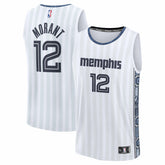 Fanatics - Ja Morant Memphis Grizzlies Youth 2025/26 City Edition Fast Break Jersey - White