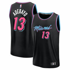 Fanatics - Bam Adebayo Miami Heat Youth 2025/26 City Edition Fast Break Jersey - Black