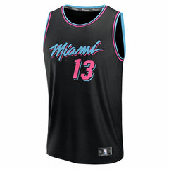 Fanatics - Bam Adebayo Miami Heat Youth 2025/26 City Edition Fast Break Jersey - Black