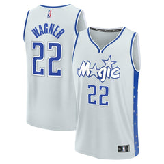 Fanatics - Franz Wagner Orlando Magic Youth 2025/26 City Edition Fast Break Jersey - Silver