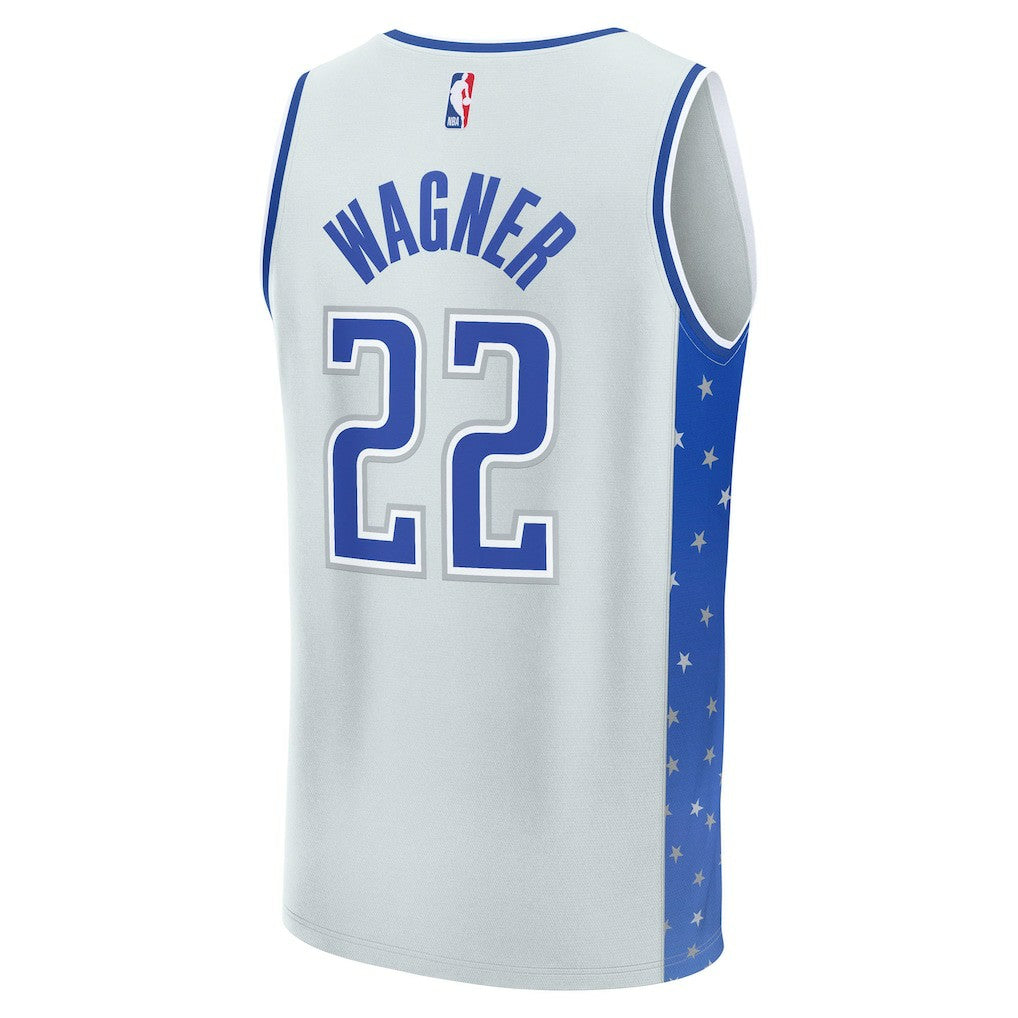 Franz Wagner Orlando Magic Youth 2025/26 City Edition Fast Break Jersey - Silver | NBA Jerseys