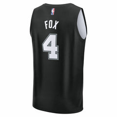 Fanatics - De'Aaron Fox San Antonio Spurs Youth 2025/26 City Edition Fast Break Jersey - Black