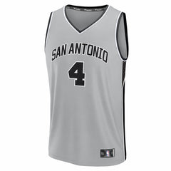 Fanatics - De'Aaron Fox San Antonio Spurs Fast Break Jersey - Statement Edition - Silver