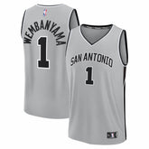 Fanatics - Victor Wembanyama San Antonio Spurs Youth Fast Break Jersey - Statement Edition - Silver