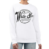 Chicago White Sox G-III 4Her by Carl Banks Women's Distressed Baseball Team Fleece Pullover Sweatshirt Online