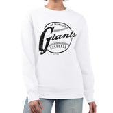 San Francisco Giants G-III 4Her by Carl Banks Women's Distressed Baseball Team Fleece Pullover Sweatshirt for sale