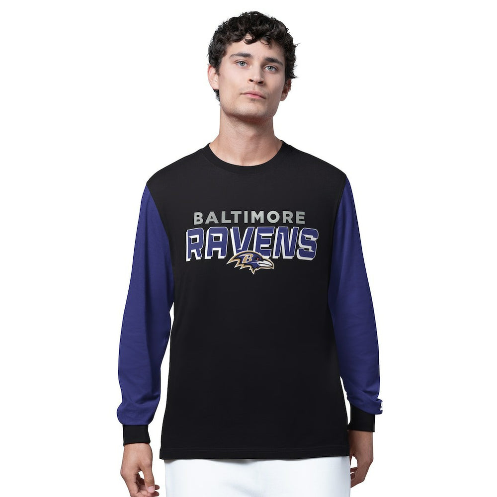 Baltimore Ravens Starter Thursday Night Gridiron Long Sleeve T-Shirt- Black - NFL