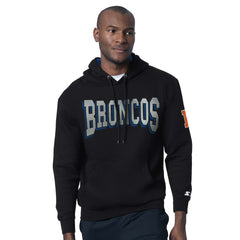 Denver Broncos Starter Thursday Night Gridiron Hoodie with Vintage Logo Black - NFL