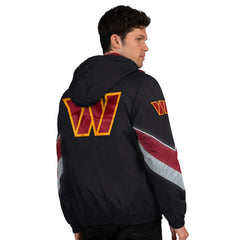 Washington Commanders Starter Thursday Night Gridiron Full-Zip Jacket Black/Burgundy - NFL