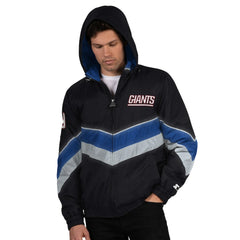 New York Giants Starter Thursday Night Gridiron Full-Zip Jacket Black/Royal - NFL