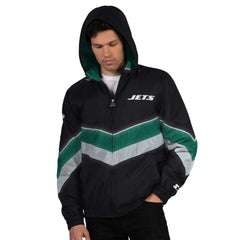 New York Jets Starter Thursday Night Gridiron Full-Zip Jacket Black/Green - NFL
