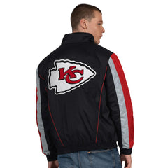 Kansas City Chiefs Starter Thursday Night Gridiron Half-Zip Jacket Black - NFL