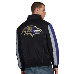 Baltimore Ravens Starter Thursday Night Gridiron Half-Zip Jacket Black - NFL