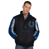 Indianapolis Colts Starter Thursday Night Gridiron Half-Zip Jacket Black - NFL