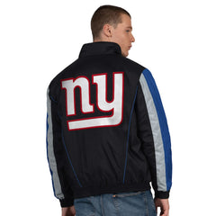 New York Giants Starter Thursday Night Gridiron Half-Zip Jacket Black - NFL