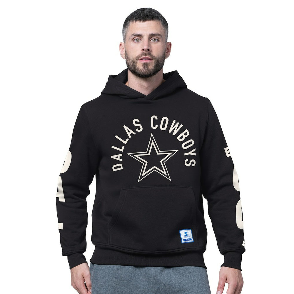 Dallas Cowboys Starter Handoff Fleece Hoodie Sweatshirt Black - NFL