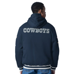 Dallas Cowboys G-III Sports by Carl Banks Power Forward Commemorative Full-Zip Hooded Jacket Navy - NFL