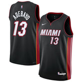 Nike - Bam Adebayo Miami Heat Youth Swingman Jersey - Icon Edition - Black