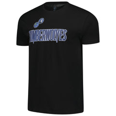 NBA - Minnesota Timberwolves FISLL Unisex Oversize Logo T-Shirt - Black