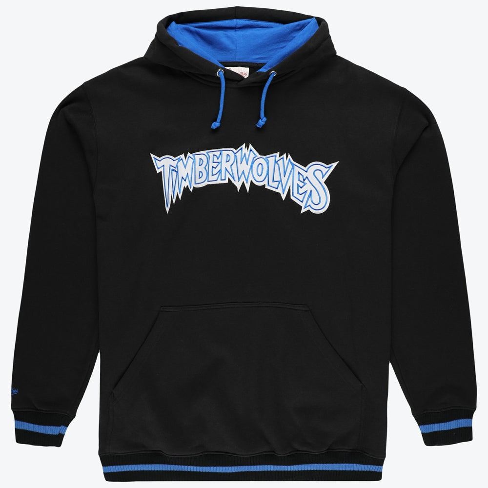 Mitchell & Ness - Minnesota Timberwolves Hardwood Classics Big & Tall Hoodie - Black