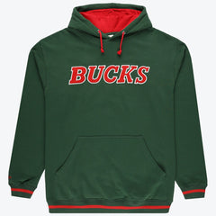 Mitchell & Ness - Milwaukee Bucks Hardwood Classics Big & Tall Hoodie - Hunter Green
