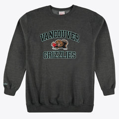 Mitchell & Ness - Memphis Grizzlies Hardwood Classics Big & Tall Crewneck Sweatshirt - Heather Charcoal