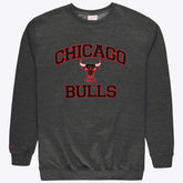 Mitchell & Ness - Chicago Bulls Hardwood Classics Big & Tall Crewneck Sweatshirt - Heather Charcoal