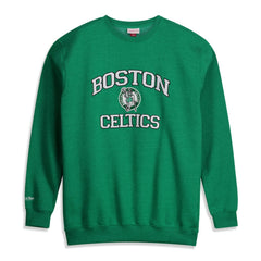 Mitchell & Ness - Boston Celtics Hardwood Classics Big & Tall Crewneck Sweatshirt - Heather Kelly Green