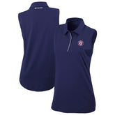 Washington Nationals Columbia Women's Tend The Ball Sleeveless Polo for sale