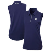 Detroit Tigers Columbia Women's Tend The Ball Sleeveless Polo Clearance