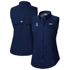Los Angeles Angels Columbia Women's Tamiami Sleeveless Shirt Online