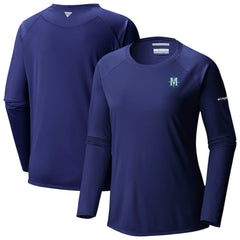 Seattle Mariners Columbia Tidal Tee II Long Sleeve T-Shirt On Sale