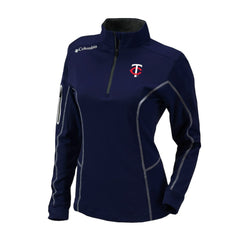 Minnesota Twins Columbia Shotgun Quarter-Zip Top discount