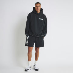 Green Bay Packers Off Season Unisex Fleece Shorts Black - NFL