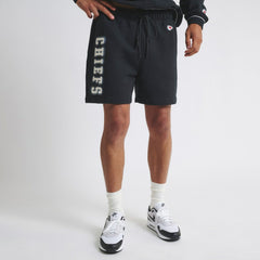Kansas City Chiefs Off Season Unisex Fleece Shorts Black - NFL