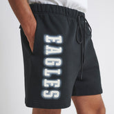 Philadelphia Eagles Off Season Unisex Fleece Shorts Black - NFL