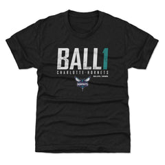 NBA - LaMelo Ball Charlotte Hornets 500 Level Youth Elite T-Shirt - Black