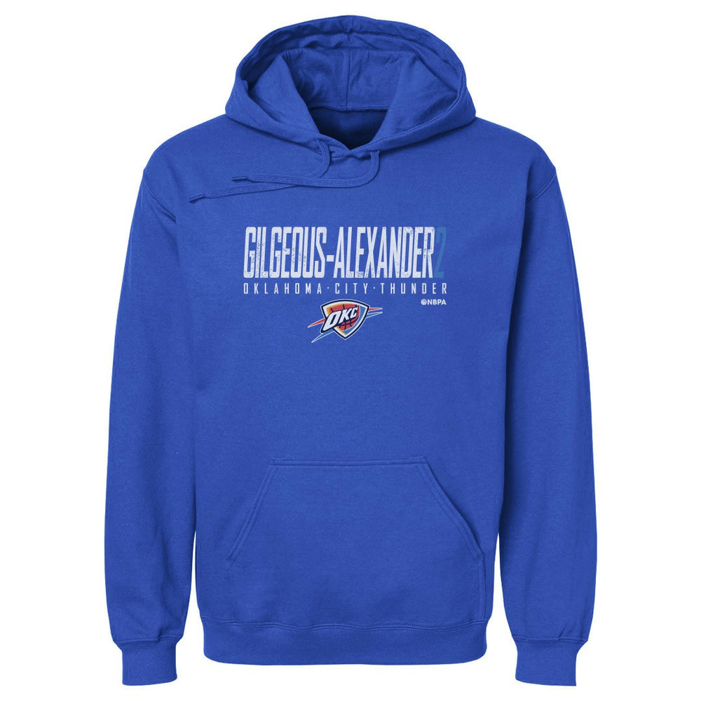 NBA - Shai Gilgeous-Alexander Oklahoma City Thunder 500 Level Elite Pullover Hoodie - Blue