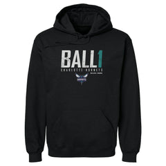 NBA - LaMelo Ball Charlotte Hornets 500 Level Elite Pullover Hoodie - Black