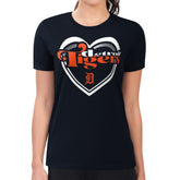 Detroit Tigers G-III 4Her by Carl Banks Women's Super-Slim Fit Lightweight Double Heart T-Shirt Online