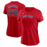 Kristian Campbell Boston Red Sox Nike Women's Cooperstown Collection Fuse Name & Number T-Shirt Near Me