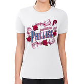 Philadelphia Phillies G-III 4Her by Carl Banks Women's Super-Slim Fit Lightweight Retro Roses T-Shirt Online